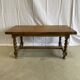 Solid wood coffee table Louis XIII style