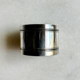 Silver metal napkin ring