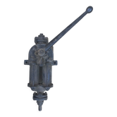 Old cast iron water pump a.bodin with arm