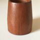 Teak pencil pot vintage 60 years