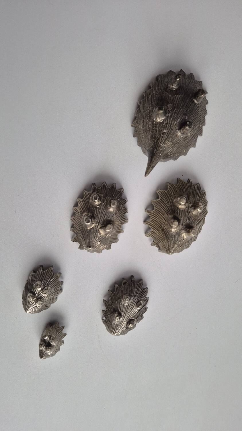 Stackable Hedgehog Ashtrays by Walter Bosse for Hertha Baller, 1950