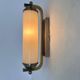 Bauhaus Chrome and glass Wall Lamp, 1930s - Czechoslovakia