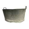 Vintage zinc basin with handle