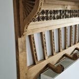 Old carved wood wall shelf