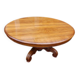 Extensible Napoleon III table in walnut, late 19th century.