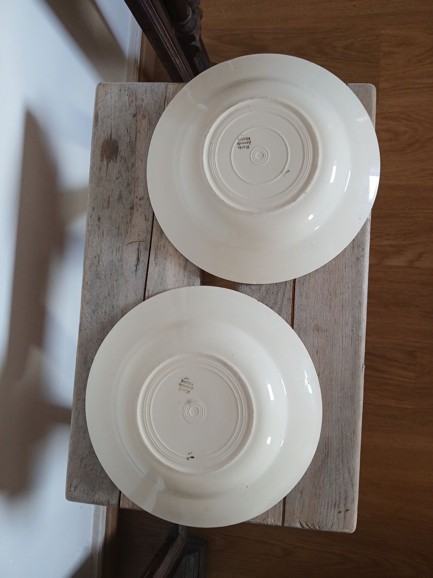 2 deep plates Lunéville