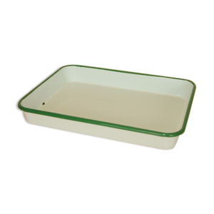 Plat rectangulaire acier émaillé