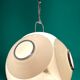 Mid-Century Italian Opaline Glass Light Pendant