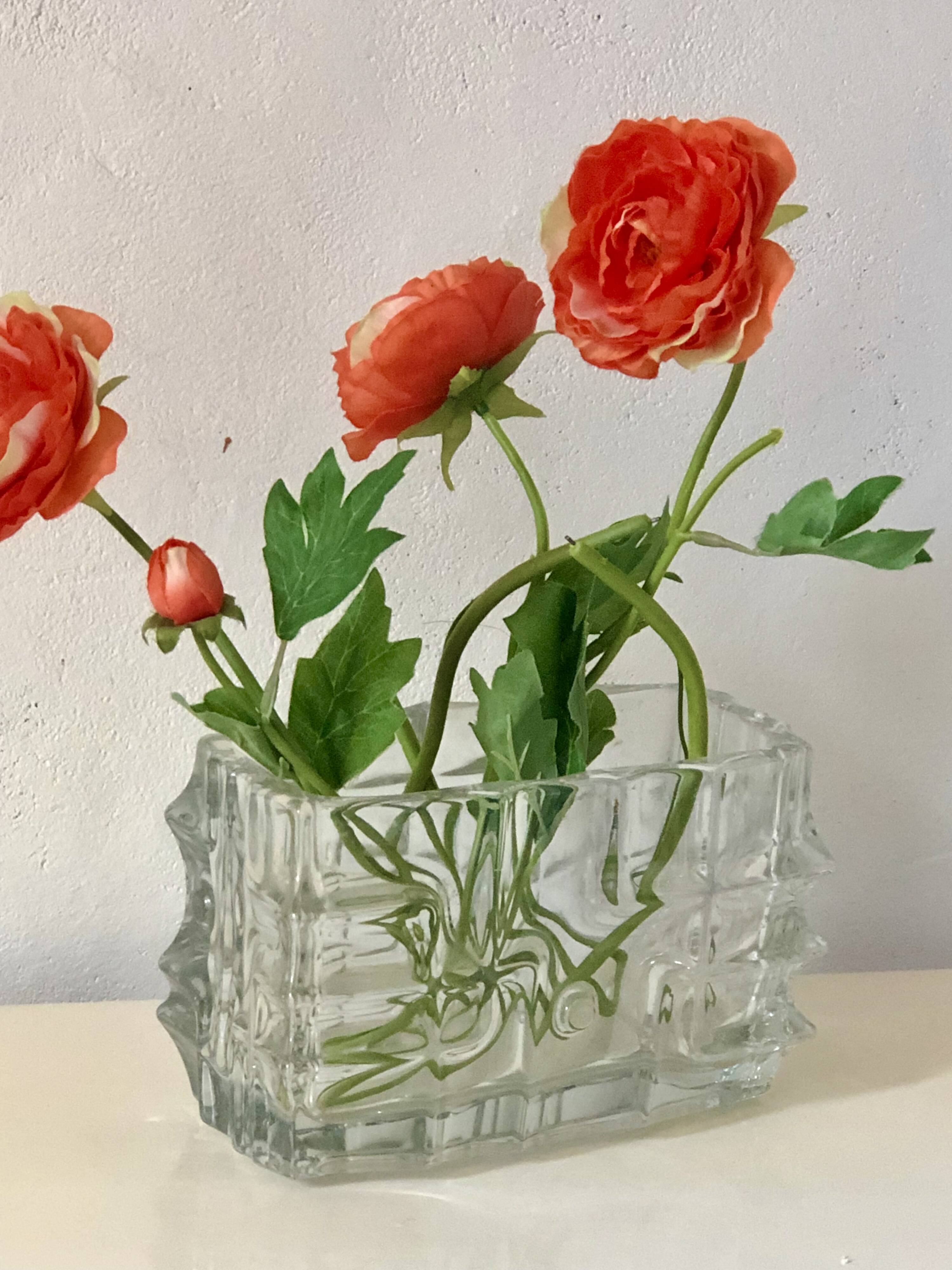 Vase en verre