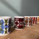 Set of 6 vintage mug staffordshire potteries made in England