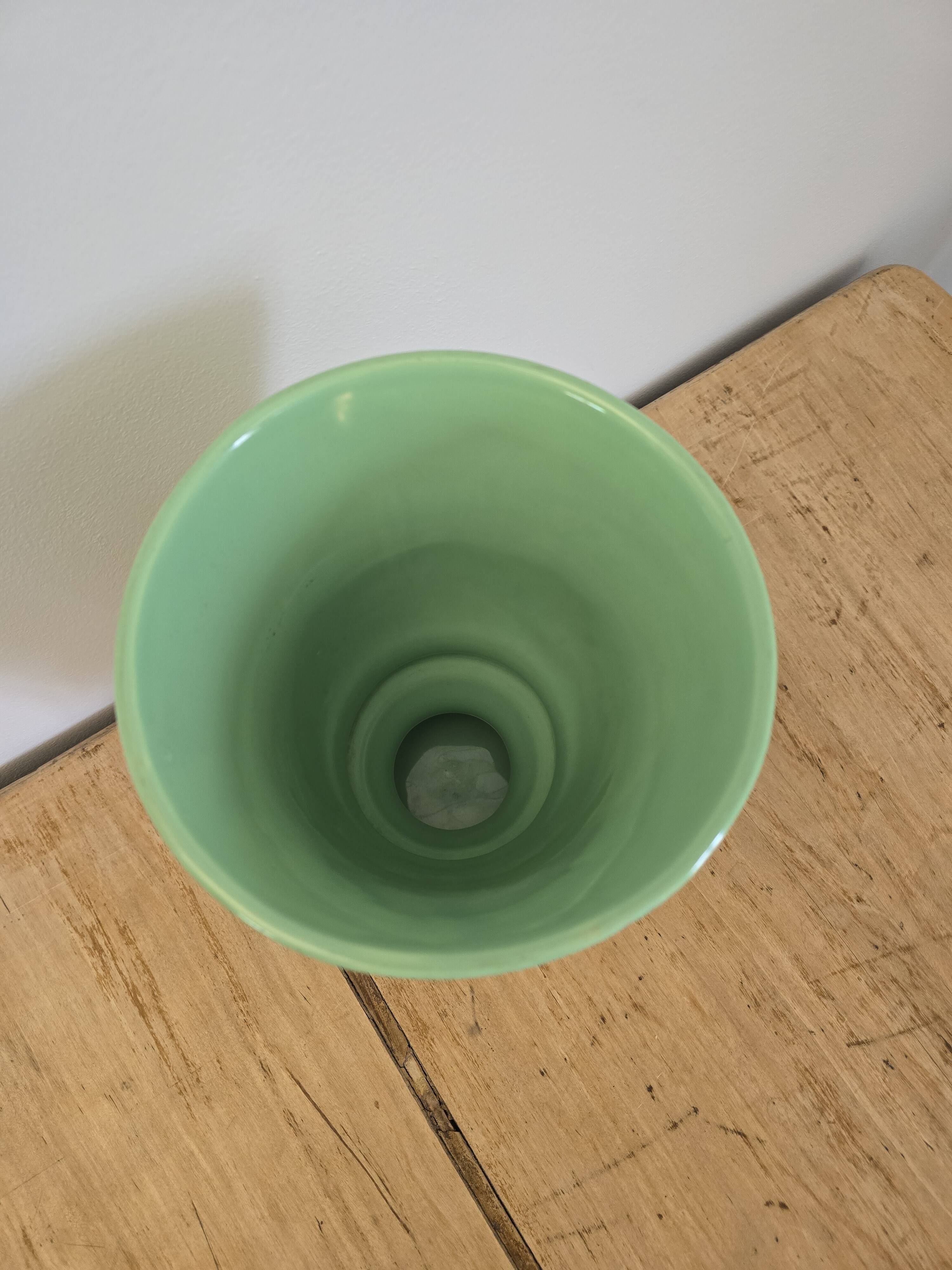 Vase vert céramique Saint Clément