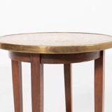 Mid-Century side table with brass top, 1960’s