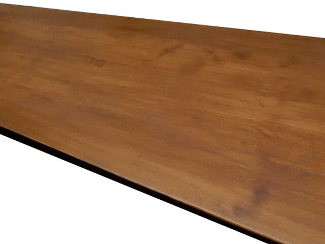 Vintage farm table 1980 solid oak wood