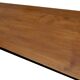 Vintage farm table 1980 solid oak wood