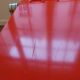 Vintage lot design – Platone table + red Plia chairs – Anonima Castelli