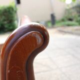 Beech sleigh bed