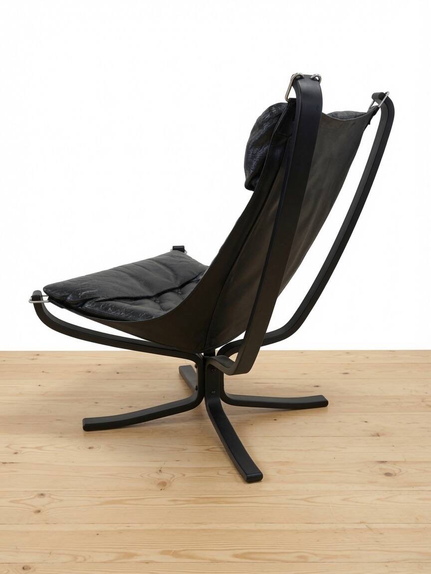 Fauteuil Falcon par Sigurd Ressell pour Vatne Møbler, Norvège.
