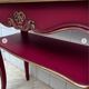Console Louis XV Rouge Bordeaux et Or