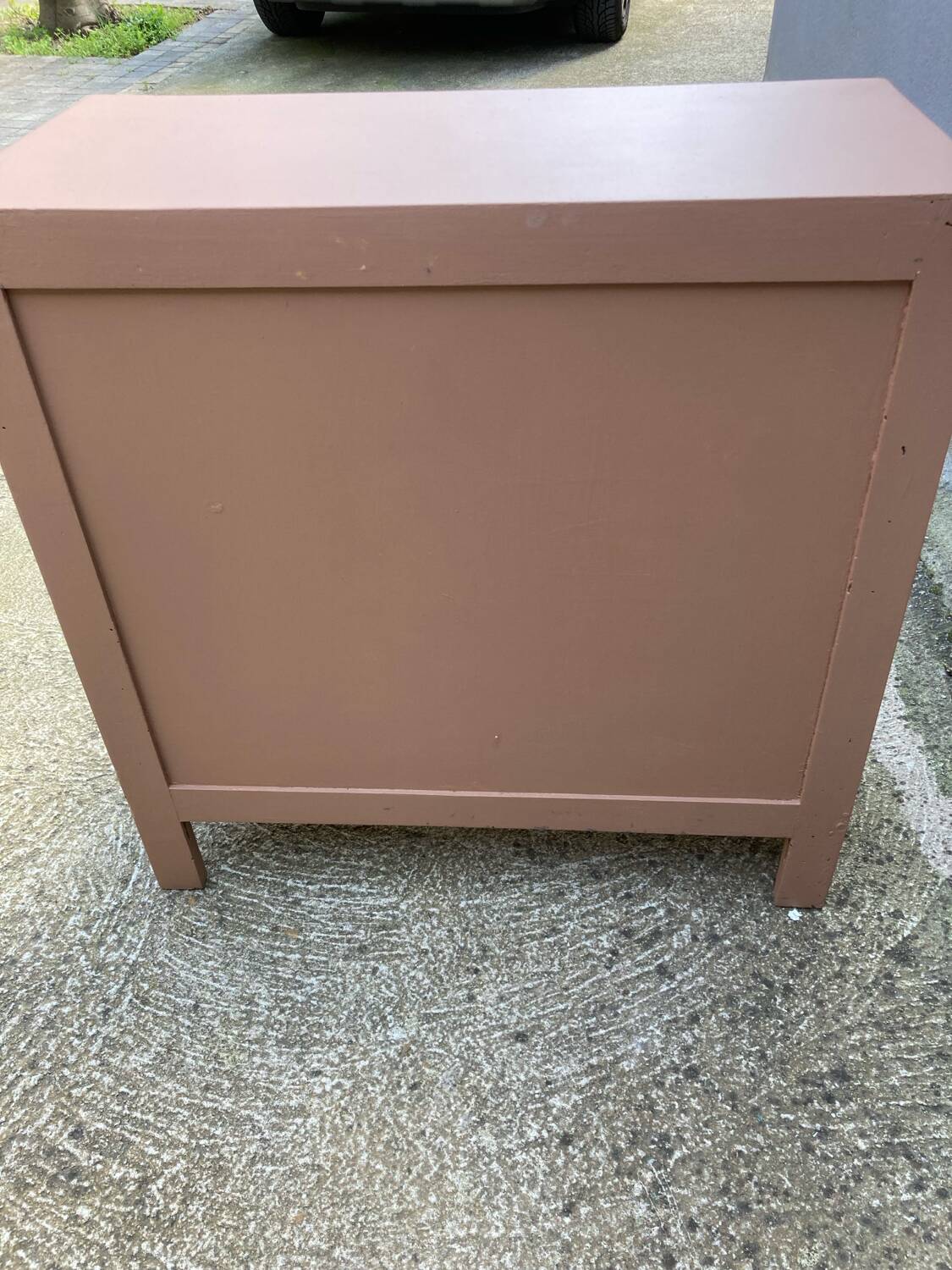Beautifully restyled compact ethnic bohemian chest of drawers.