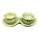 Cabbage-shaped salt and pepper shakers