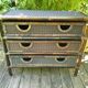 Commode en bambou et rotin