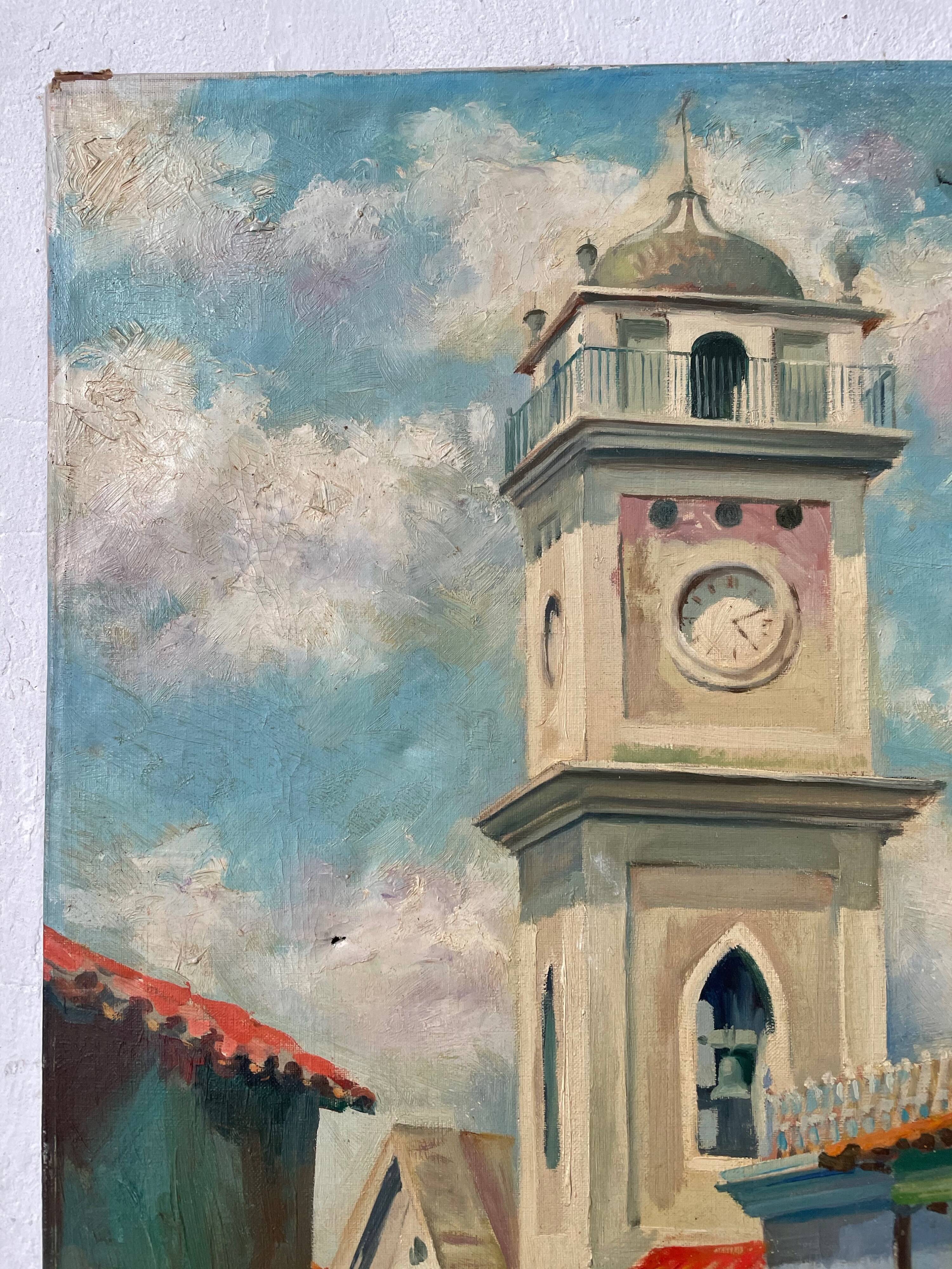 Canvas oil landscape alley 60x80cm