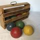 Woden ball set and net 1960