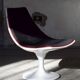 Space Age armchair lacquered fiber and fabrics 1970