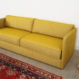 Yellow sofa, Scandinavian design, 00s