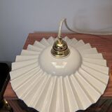 Vintage serrated pendant light