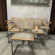 Chaises Marcel Breuer B64 1970