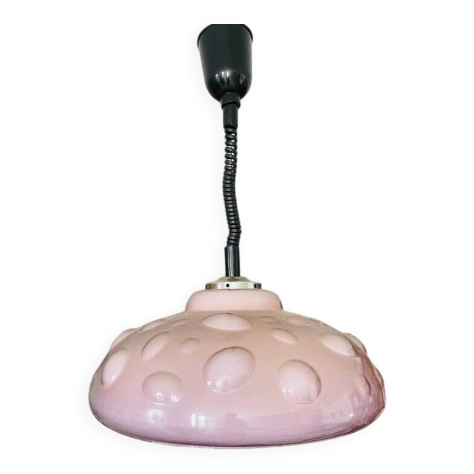 Space Age retractable dining room hanging lamp