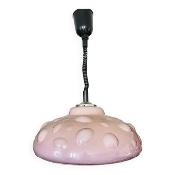 Space Age retractable dining room hanging lamp
