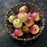 Teak fruit basket 1960