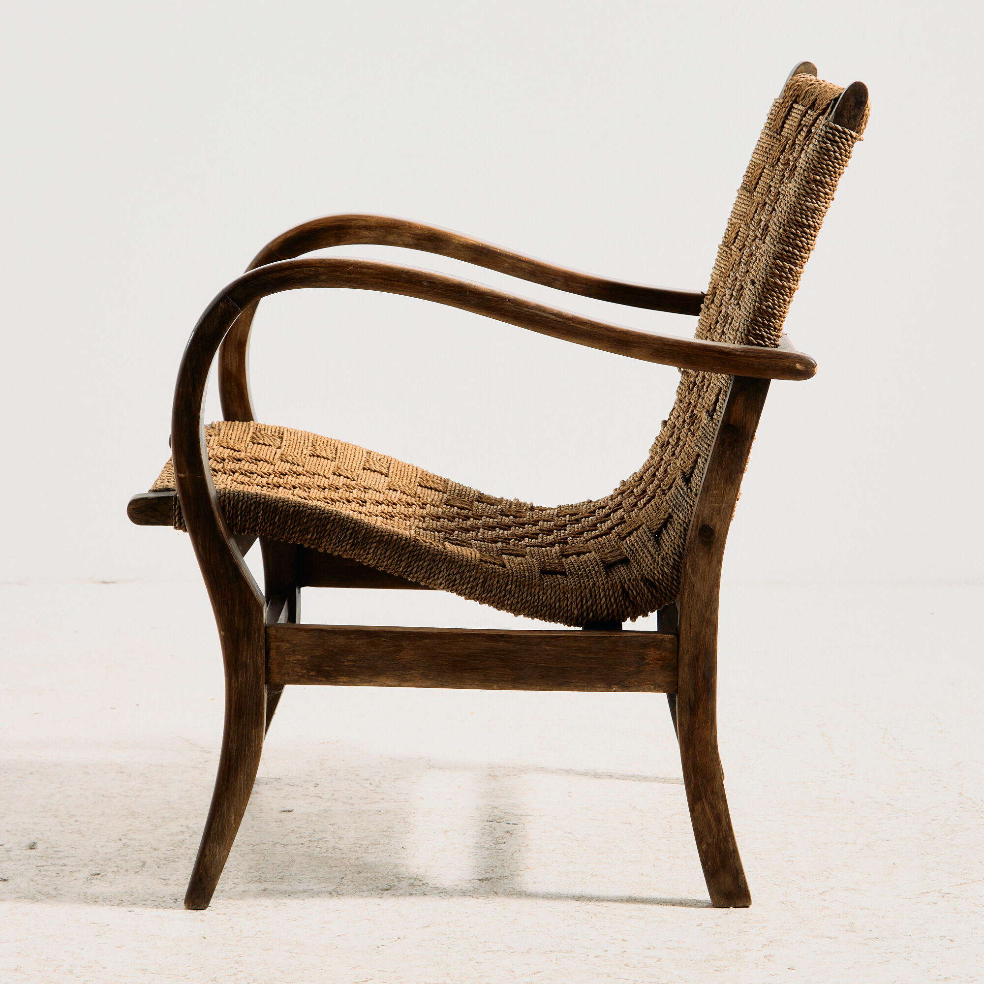 Beech armchair by Erich Dieckmann