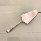 Art deco cake shovel, silver metal