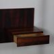 Scandinavian rosewood headboard, 1960