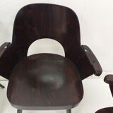 4 chaises Oswald Haerdtl pour Ton, Tchécoslovaquie