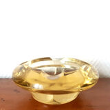 Vintage yellow Murano ashtray, 1970