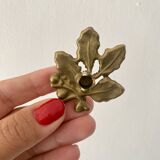Set of 5 small vintage brass candlesticks / candle holders
