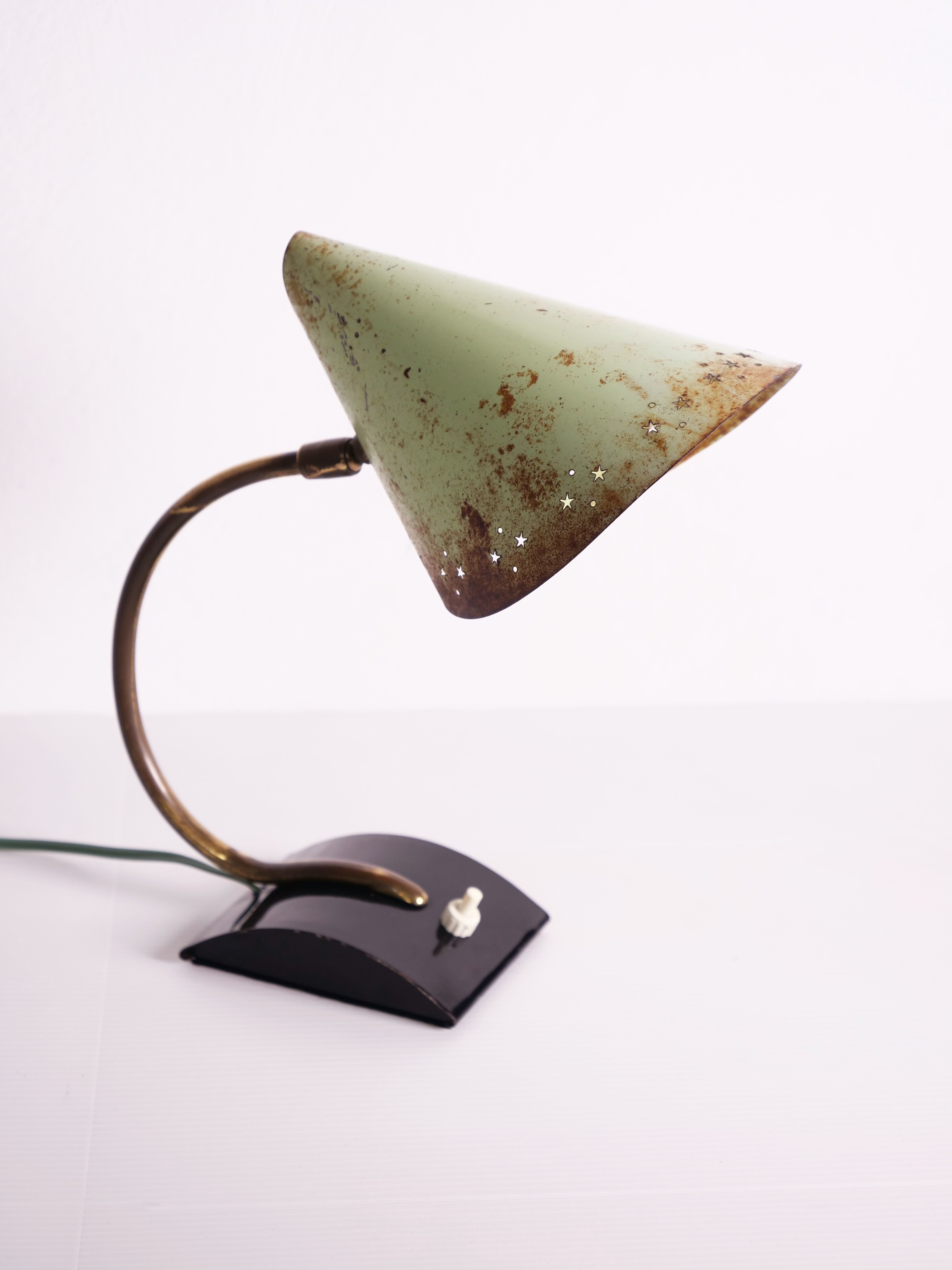 Cocotte lamp Eastern rusty deco