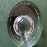 Solid crystal ashtray signed "sevres"