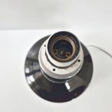 Vintage 1960 lamp in ceramic & silver aluminium