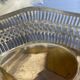 Large antique silver-plated metal bread basket