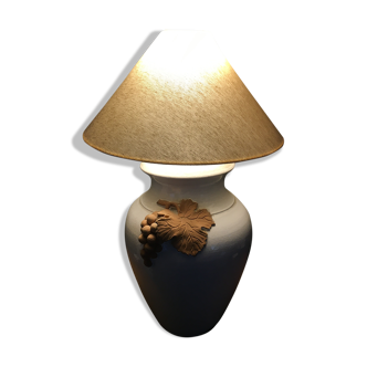 Lampe en céramique grappe de raisin