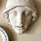 White plaster mask