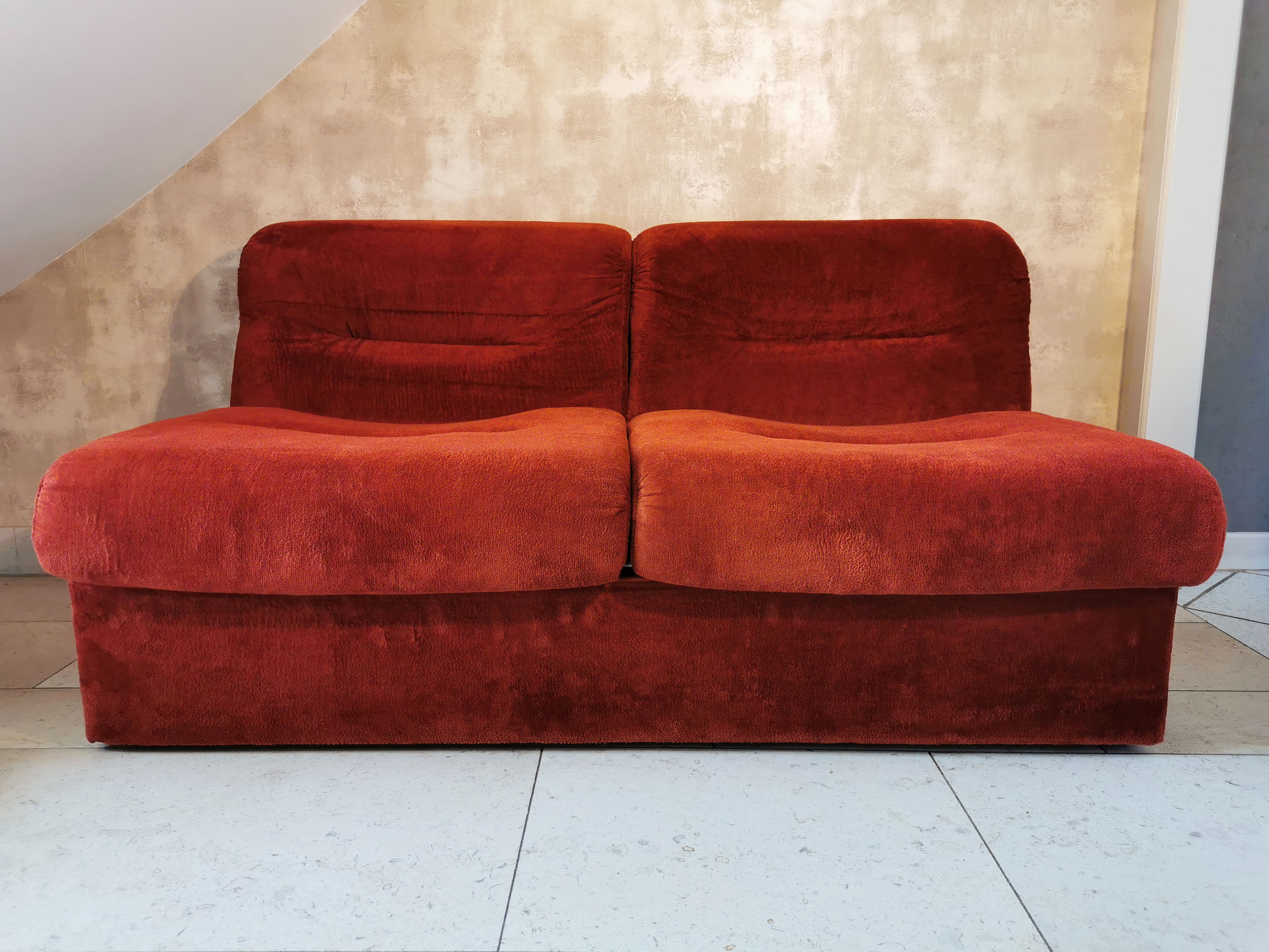 Double convertible heater sofa 1970