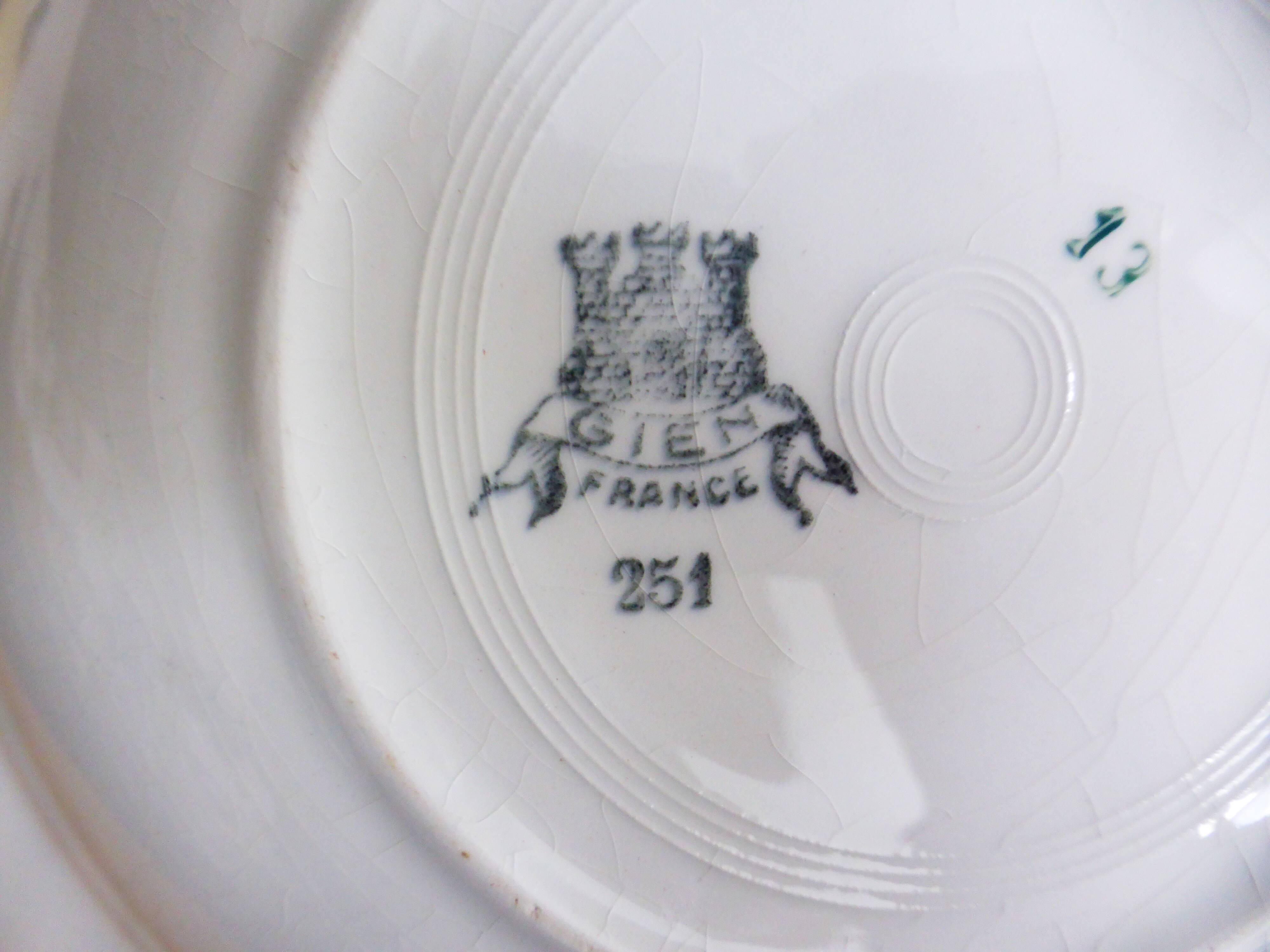 1 Gien soup plate 221298