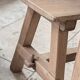 Farm table and bench ("A frame") in solid French oak.