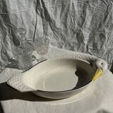 Large Italian goose-shaped dish 49cm